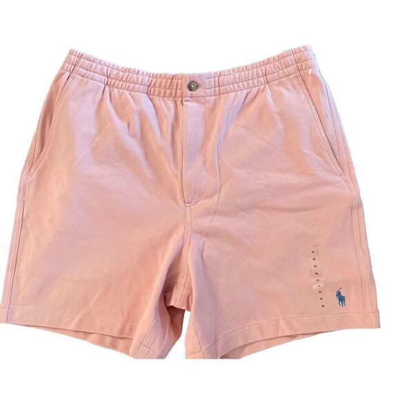 New Polo Ralph Lauren Men Stretch Classic Fit 6"  Shorts Pink Size XL - Picture 1 of 3
